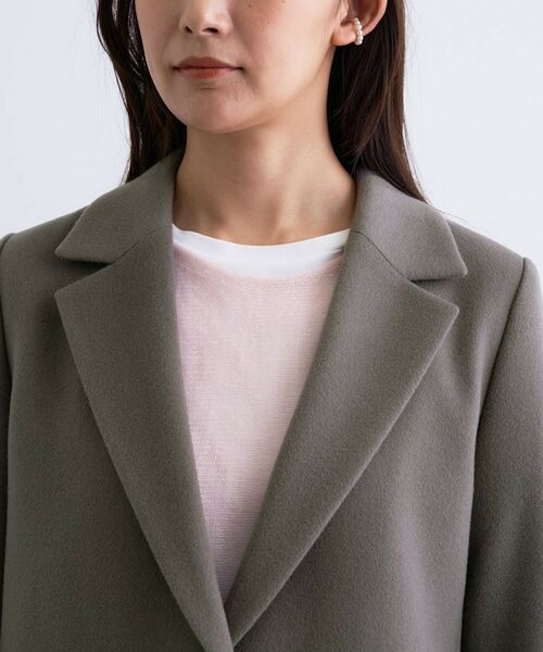 INDIVI / インディヴィ その他アウター | 【名品コート／日本製】ウール100％チェスターコート | 詳細21