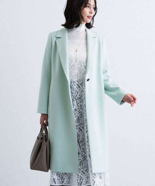 INDIVI / インディヴィ その他アウター | 【名品コート／日本製】ウール100％チェスターコート | 詳細28