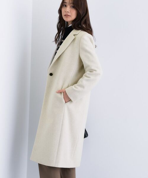 INDIVI / インディヴィ その他アウター | 【名品コート／日本製】ウール100％チェスターコート | 詳細6