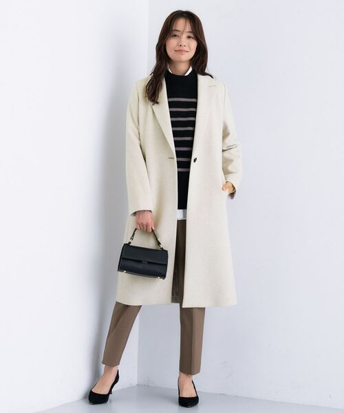 INDIVI / インディヴィ その他アウター | 【名品コート／日本製】ウール100％チェスターコート | 詳細8