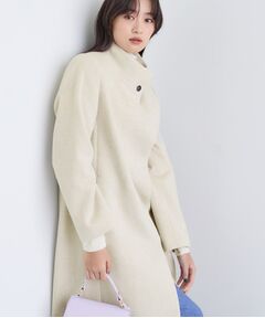 INDIVI / インディヴィ その他アウター | 【名品コート／日本製】ウール100％スタンドカラーロングコート