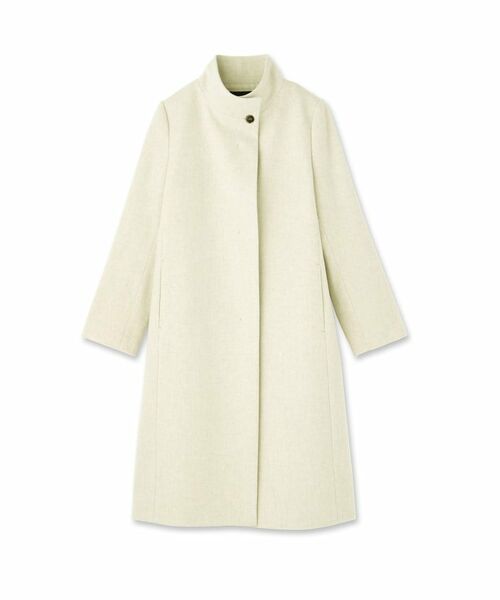 INDIVI / インディヴィ その他アウター | 【名品コート/日本製】ウール100%スタンドカラーロングコート | 詳細1