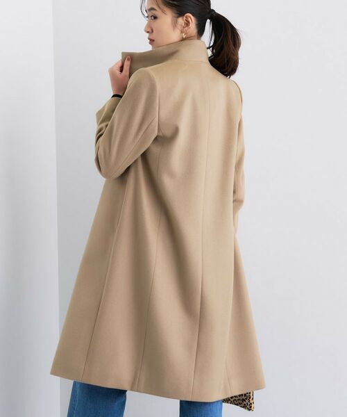 INDIVI / インディヴィ その他アウター | 【名品コート/日本製】ウール100%スタンドカラーロングコート | 詳細11