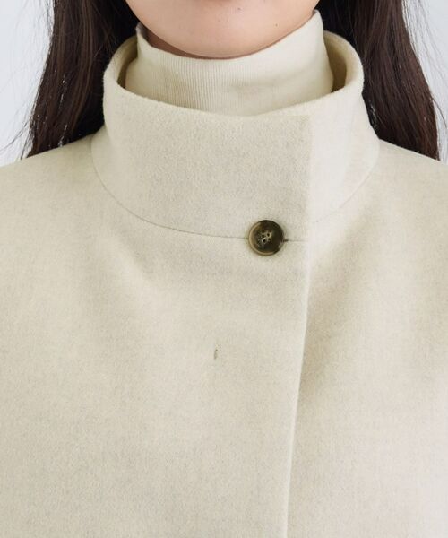 INDIVI / インディヴィ その他アウター | 【名品コート/日本製】ウール100%スタンドカラーロングコート | 詳細21