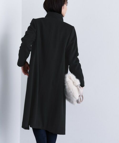 INDIVI / インディヴィ その他アウター | 【名品コート/日本製】ウール100%スタンドカラーロングコート | 詳細3