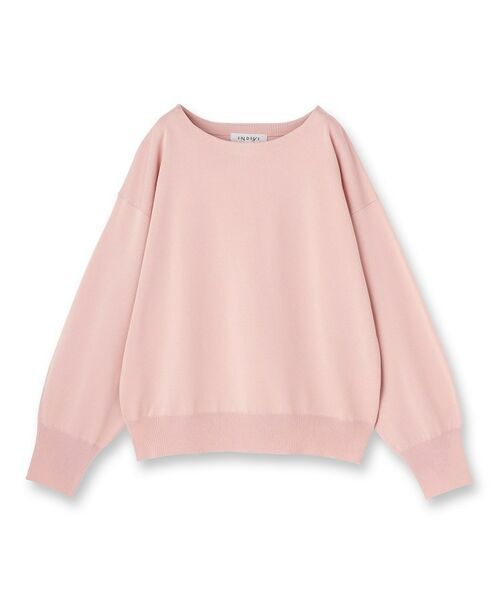 INDIVI / インディヴィ ニット・セーター | ボートネック ストレッチニット | 詳細1