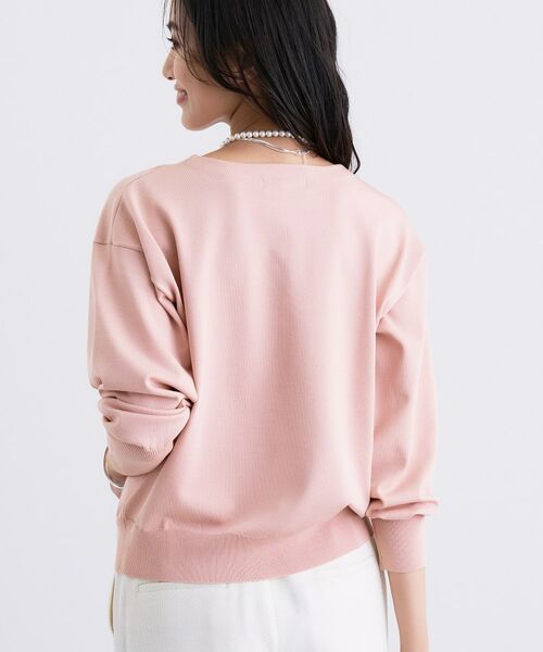 INDIVI / インディヴィ ニット・セーター | ボートネック ストレッチニット | 詳細11