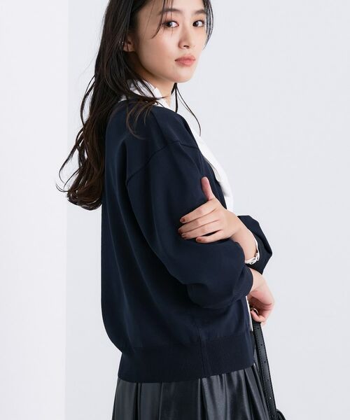 INDIVI / インディヴィ ニット・セーター | ボートネック ストレッチニット | 詳細14