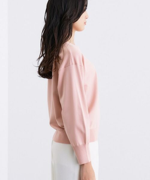 INDIVI / インディヴィ ニット・セーター | ボートネック ストレッチニット | 詳細19