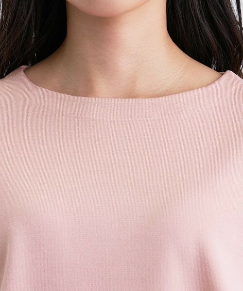 INDIVI / インディヴィ ニット・セーター | ボートネック ストレッチニット | 詳細21