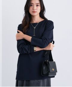 INDIVI / インディヴィ ニット・セーター | ロングライン ストレッチニット