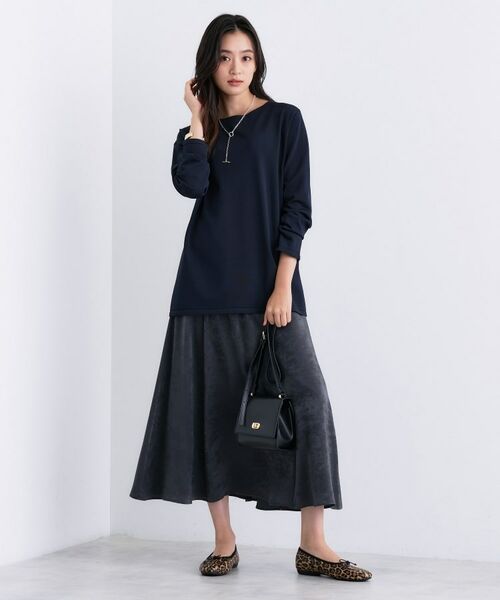 INDIVI / インディヴィ ニット・セーター | ロングライン ストレッチニット | 詳細12