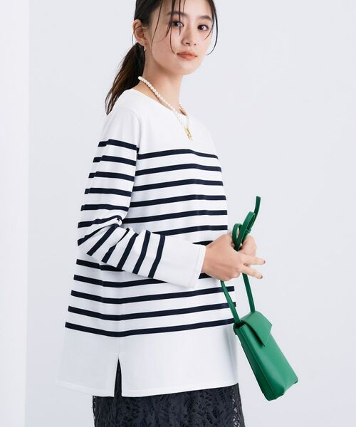 INDIVI / インディヴィ ニット・セーター | ロングライン ストレッチニット | 詳細14