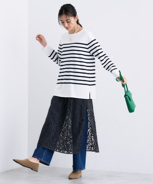 INDIVI / インディヴィ ニット・セーター | ロングライン ストレッチニット | 詳細16