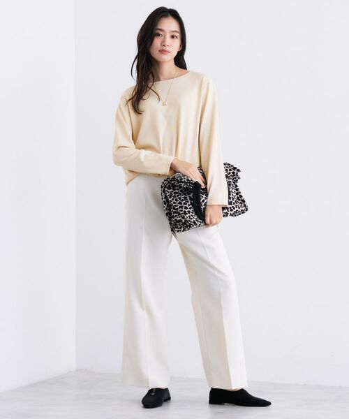 INDIVI / インディヴィ ニット・セーター | ロングライン ストレッチニット | 詳細8