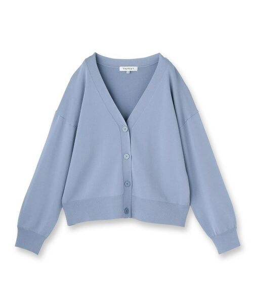 INDIVI / インディヴィ カーディガン・ボレロ | Vネック ストレッチカーディガン | 詳細1