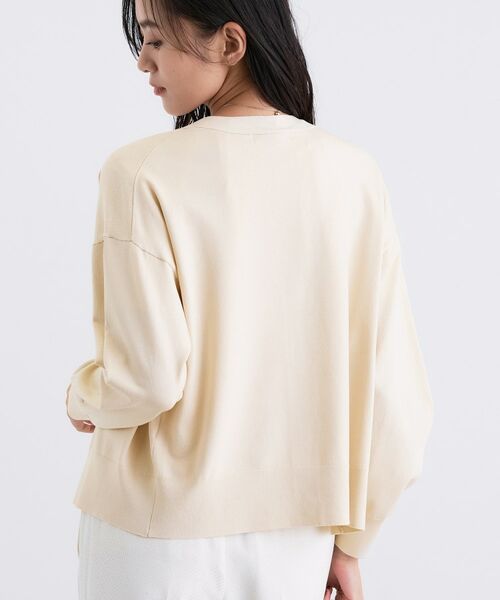 INDIVI / インディヴィ カーディガン・ボレロ | Vネック ストレッチカーディガン | 詳細11