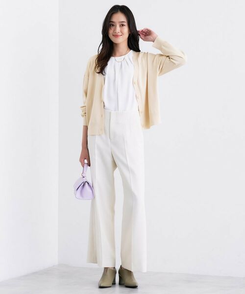 INDIVI / インディヴィ カーディガン・ボレロ | Vネック ストレッチカーディガン | 詳細12