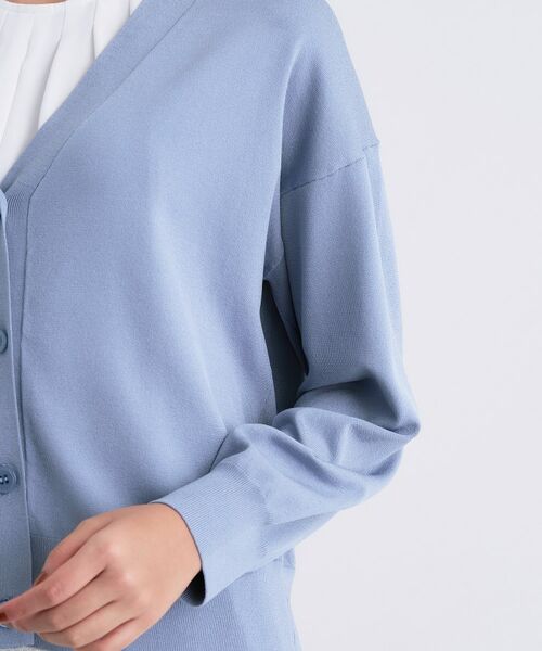 INDIVI / インディヴィ カーディガン・ボレロ | Vネック ストレッチカーディガン | 詳細22