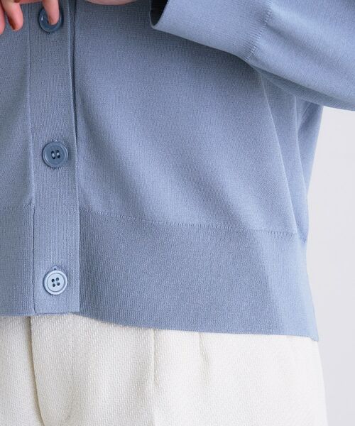 INDIVI / インディヴィ カーディガン・ボレロ | Vネック ストレッチカーディガン | 詳細23
