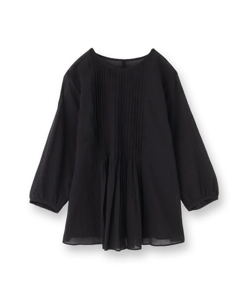 INDIVI / インディヴィ シャツ・ブラウス | 【コットン100％】タックシアーブラウス | 詳細1