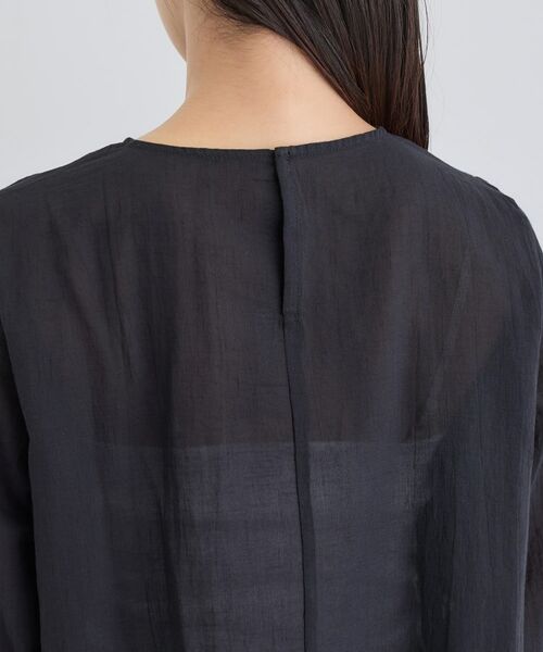 INDIVI / インディヴィ シャツ・ブラウス | 【コットン100％】タックシアーブラウス | 詳細22