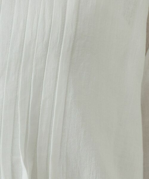 INDIVI / インディヴィ シャツ・ブラウス | 【コットン100％】タックシアーブラウス | 詳細5