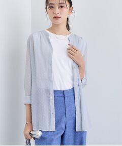 INDIVI / インディヴィ シャツ・ブラウス | シアードット切り替えブラウス