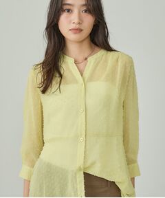 INDIVI / インディヴィ シャツ・ブラウス | シアードット切り替えブラウス
