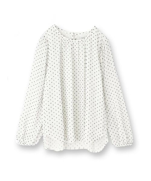 INDIVI / インディヴィ シャツ・ブラウス | 【袖コンシャス】シアードットブラウス | 詳細1