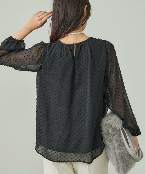 INDIVI / インディヴィ シャツ・ブラウス | 【袖コンシャス】シアードットブラウス | 詳細11