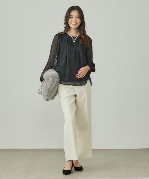 INDIVI / インディヴィ シャツ・ブラウス | 【袖コンシャス】シアードットブラウス | 詳細12