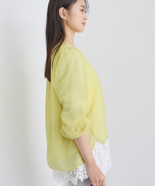 INDIVI / インディヴィ シャツ・ブラウス | 【袖コンシャス】シアードットブラウス | 詳細14