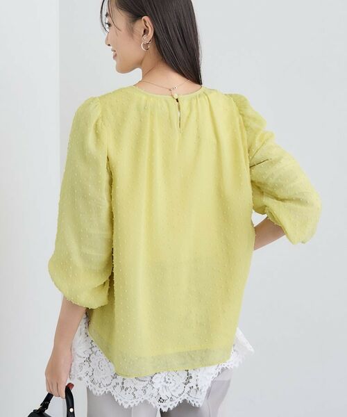 INDIVI / インディヴィ シャツ・ブラウス | 【袖コンシャス】シアードットブラウス | 詳細15