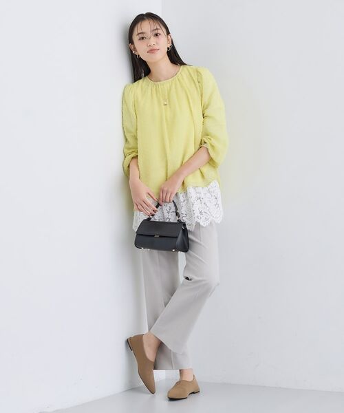 INDIVI / インディヴィ シャツ・ブラウス | 【袖コンシャス】シアードットブラウス | 詳細16