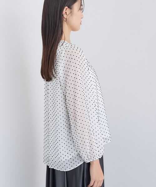 INDIVI / インディヴィ シャツ・ブラウス | 【袖コンシャス】シアードットブラウス | 詳細19