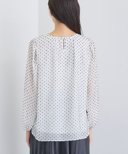 INDIVI / インディヴィ シャツ・ブラウス | 【袖コンシャス】シアードットブラウス | 詳細20