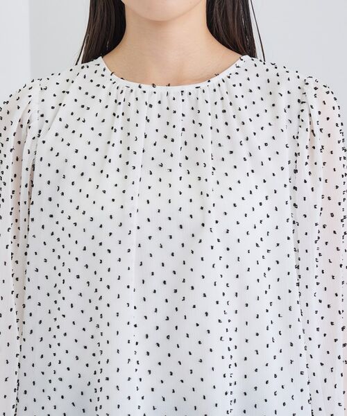 INDIVI / インディヴィ シャツ・ブラウス | 【袖コンシャス】シアードットブラウス | 詳細21