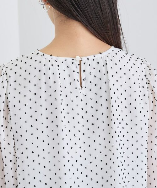 INDIVI / インディヴィ シャツ・ブラウス | 【袖コンシャス】シアードットブラウス | 詳細22