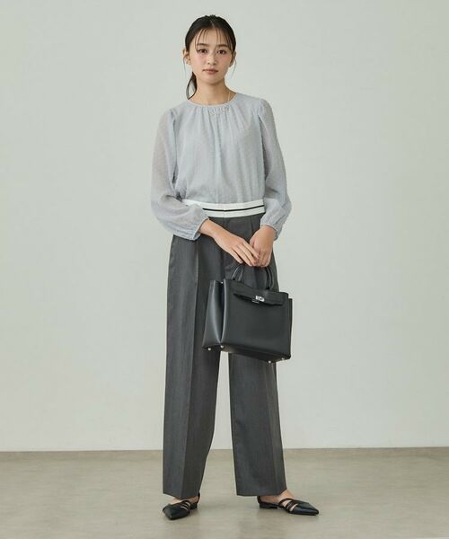 INDIVI / インディヴィ シャツ・ブラウス | 【袖コンシャス】シアードットブラウス | 詳細8