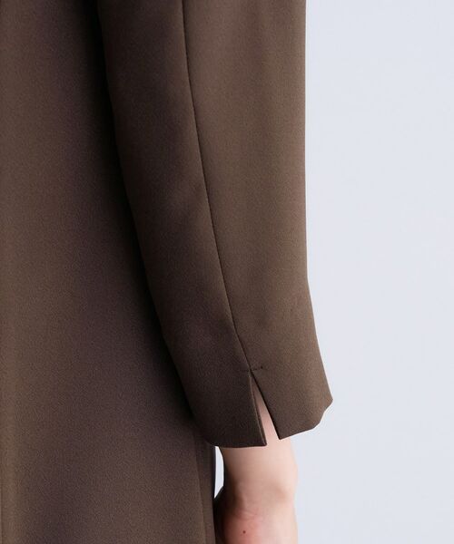 INDIVI / インディヴィ ミニ丈・ひざ丈ワンピース | 【洗える／UVケア】ジョーゼットフレアワンピース | 詳細17