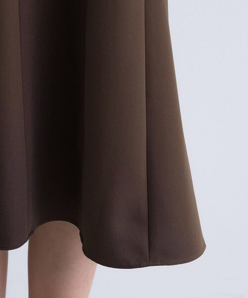 INDIVI / インディヴィ ミニ丈・ひざ丈ワンピース | 【洗える／UVケア】ジョーゼットフレアワンピース | 詳細18