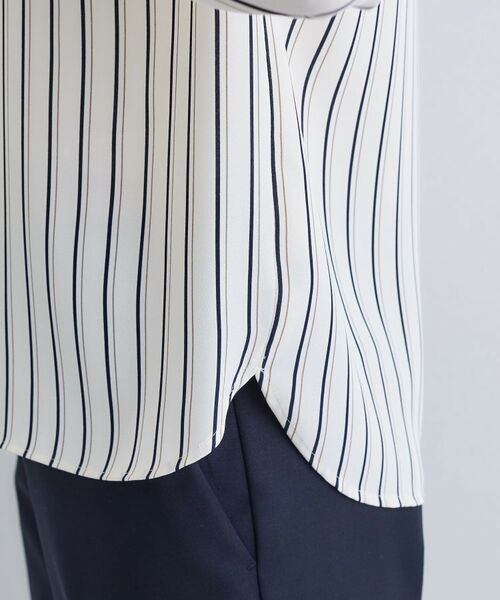 INDIVI / インディヴィ シャツ・ブラウス | 【通勤/イージーケア】Vネック ジョーゼットブラウス | 詳細15