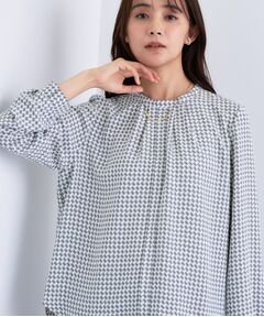 INDIVI / インディヴィ シャツ・ブラウス | 【通勤／オフィス】タックジョーゼットブラウス