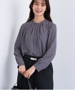 INDIVI / インディヴィ シャツ・ブラウス | 【通勤／オフィス】タックジョーゼットブラウス