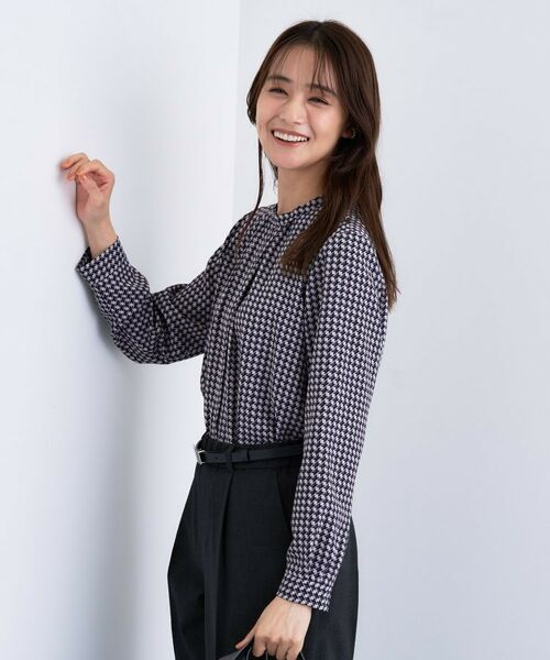 INDIVI / インディヴィ シャツ・ブラウス | 【通勤/オフィス】タックジョーゼットブラウス | 詳細10