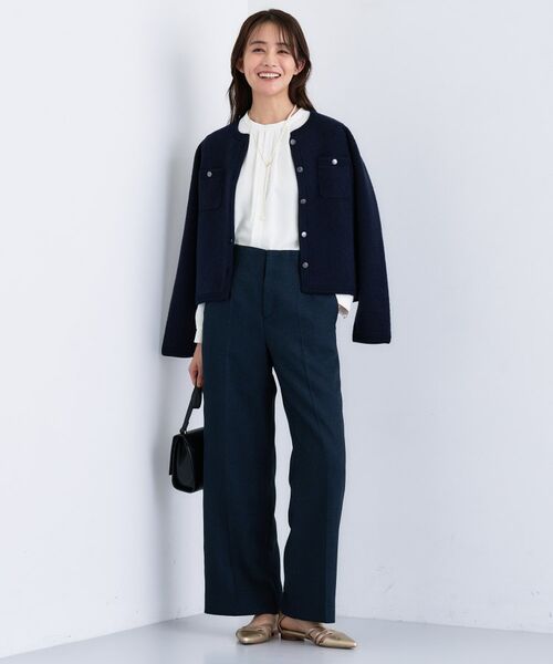 INDIVI / インディヴィ シャツ・ブラウス | 【通勤/オフィス】タックジョーゼットブラウス | 詳細4