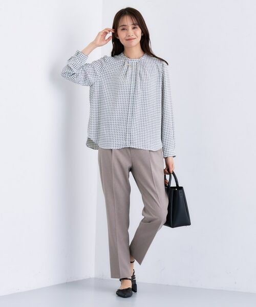 INDIVI / インディヴィ シャツ・ブラウス | 【通勤/オフィス】タックジョーゼットブラウス | 詳細7