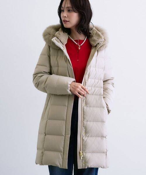 INDIVI / インディヴィ ダウンジャケット・ベスト | 【名品/撥水/抗菌防臭】ロング丈リサイクルダウンコート | 詳細10