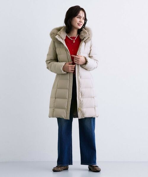 INDIVI / インディヴィ ダウンジャケット・ベスト | 【名品/撥水/抗菌防臭】ロング丈リサイクルダウンコート | 詳細12